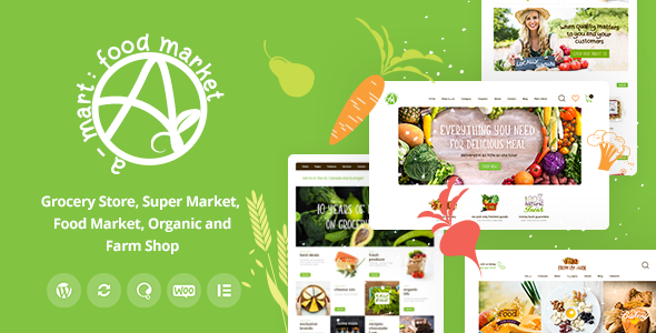 A-Mart - Organic Products Shop WordPress Theme Logo